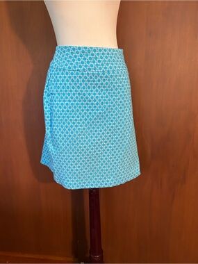 Lulu B blue and white skirt